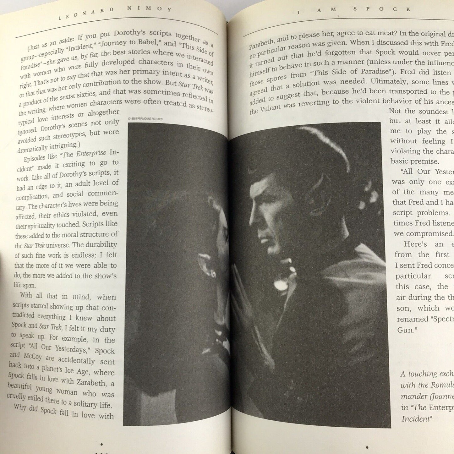 I am Spock by Leonard Nimoy (Hardcover First Edition 1995) Star Trek