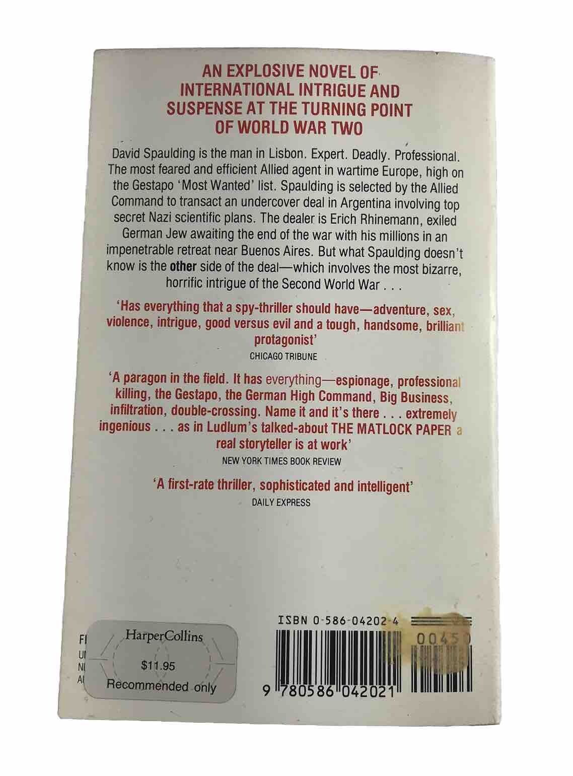 The Rhinemann Exchange by Robert Ludlum (Trade Paperback 1986)