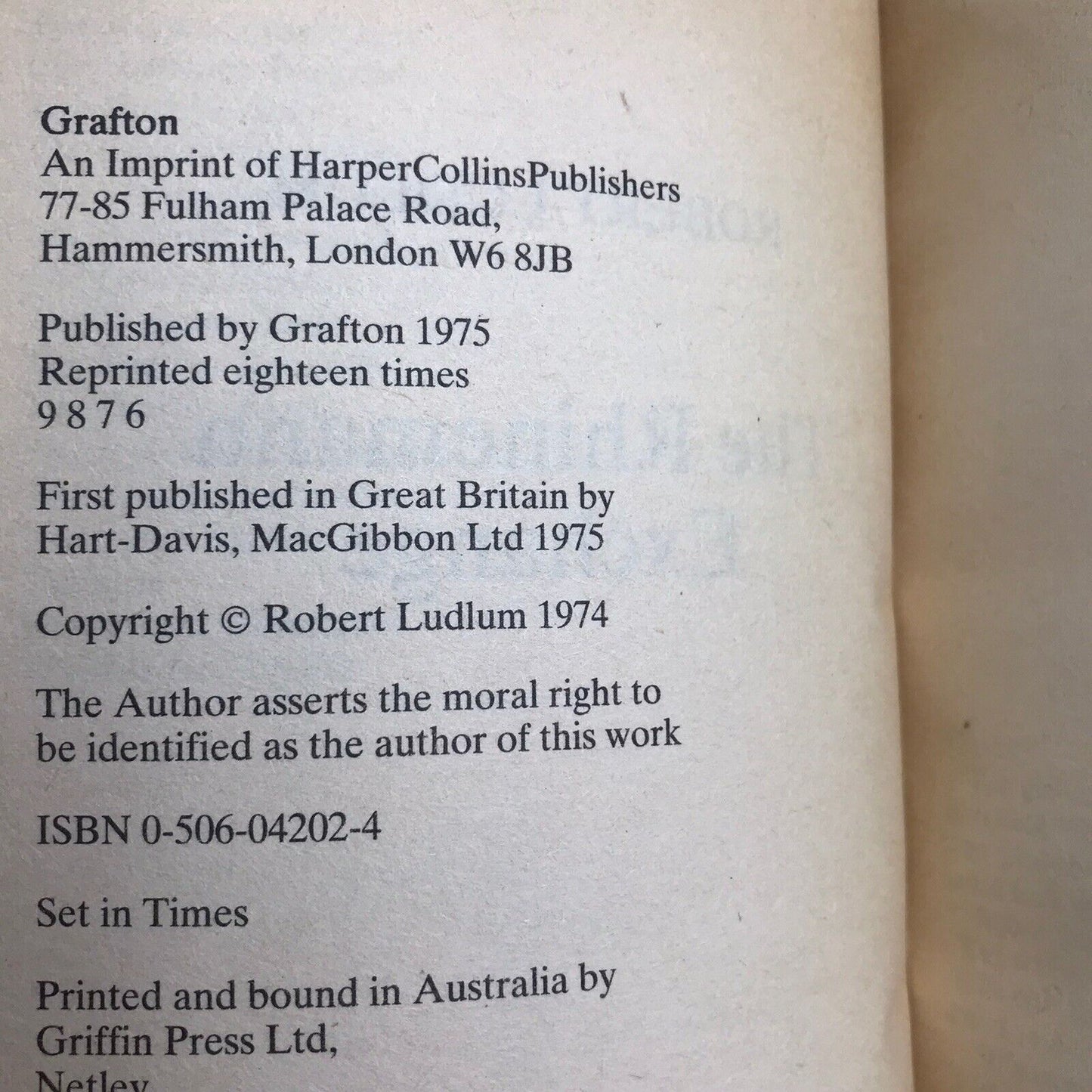 The Rhinemann Exchange by Robert Ludlum (Trade Paperback 1986)