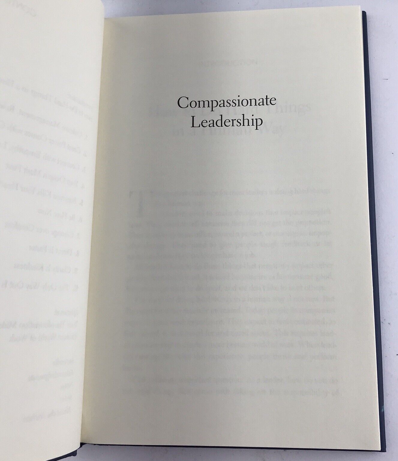 Compassionate Leadership: How to Do Hard Things in a Human Way (Hardcover 2022)