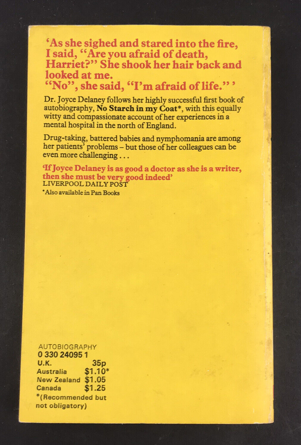 Smile at Me, Doctor By Joyce Delaney | RARE Vintage Funny Pan Books Paperback
