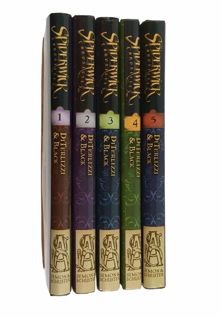 Spiderwick Chonicles #1-5 Book Bundle by (Illustrated Movie Tie-in Hardcovers)