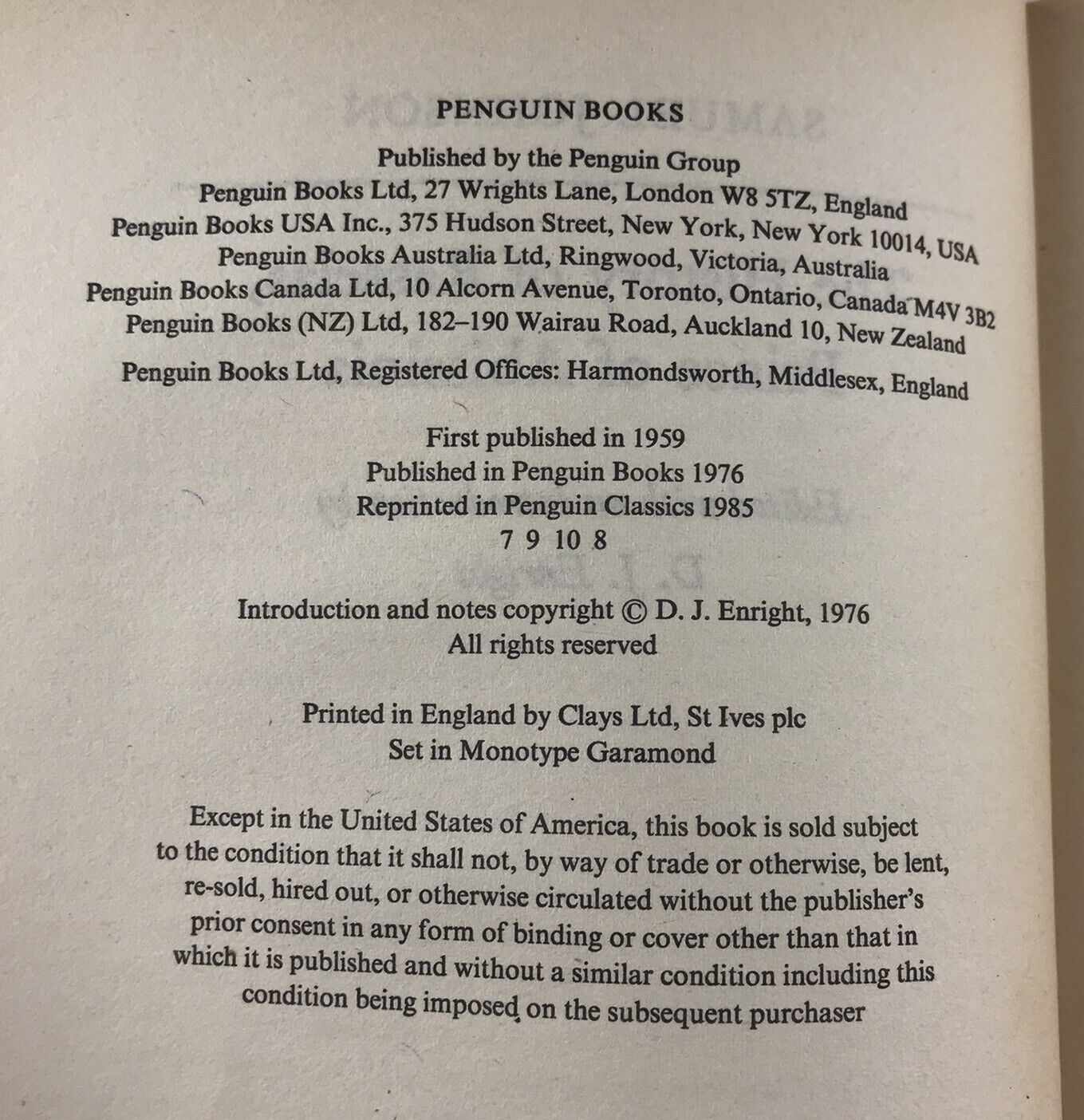 The History of Rasselas, Prince of Abissinia by Samuel Johnson, Penguin Classic