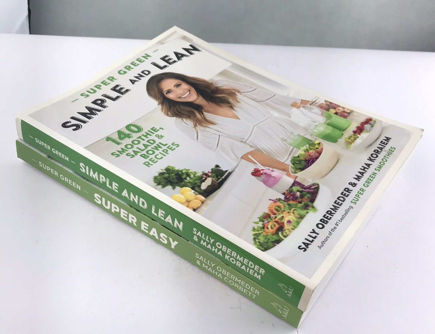 2x Queens Of Greens Cookbooks Bundle | Super Green; Super Easy & Simple and Lean