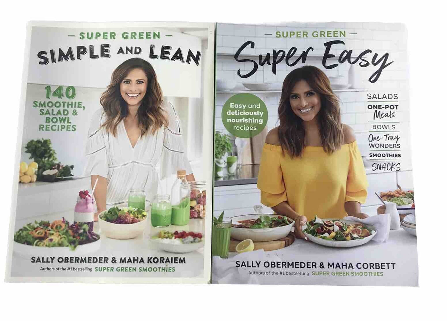 2x Queens Of Greens Cookbooks Bundle | Super Green; Super Easy & Simple and Lean
