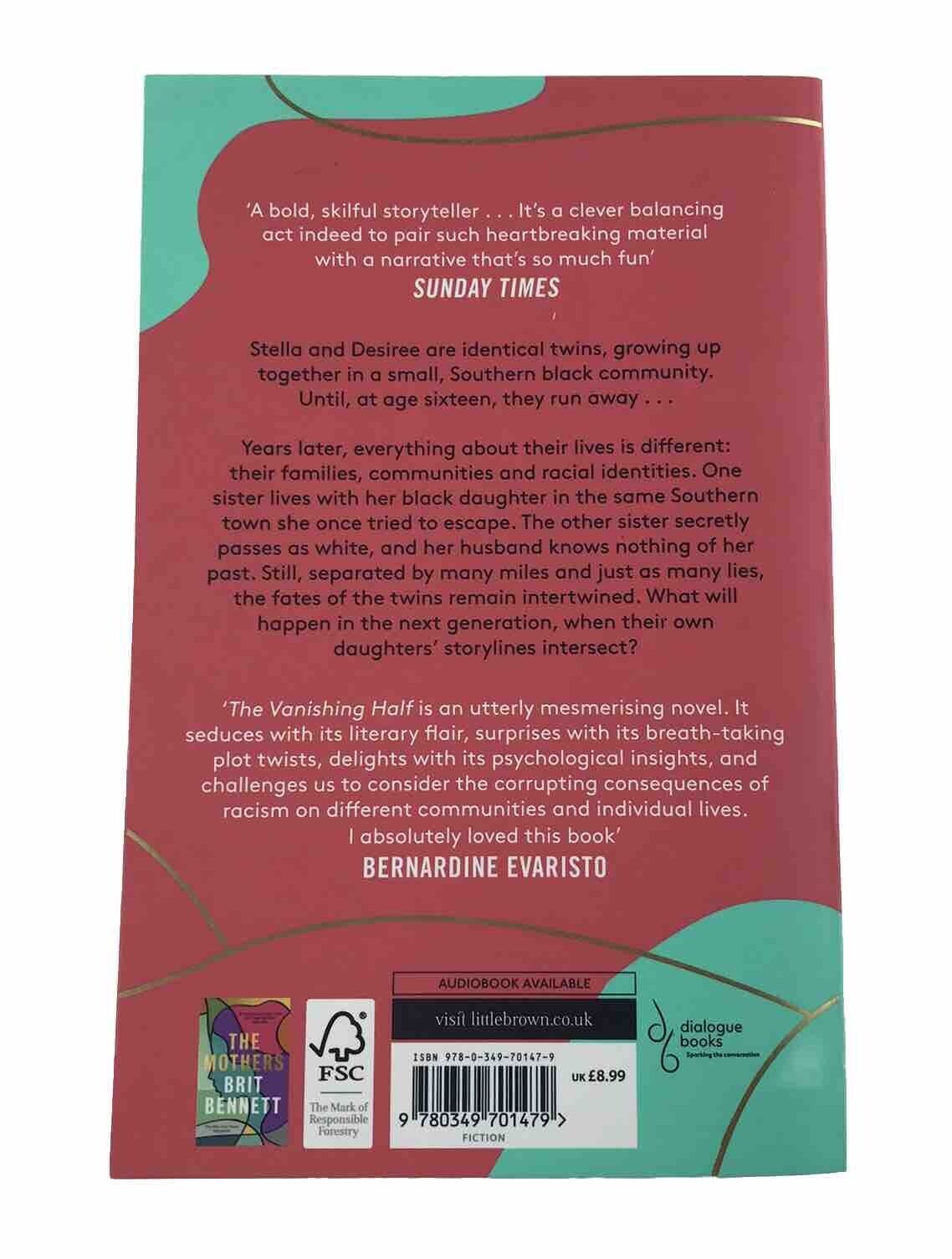 The Vanishing Half by Brit Bennett (Paperback 2021)