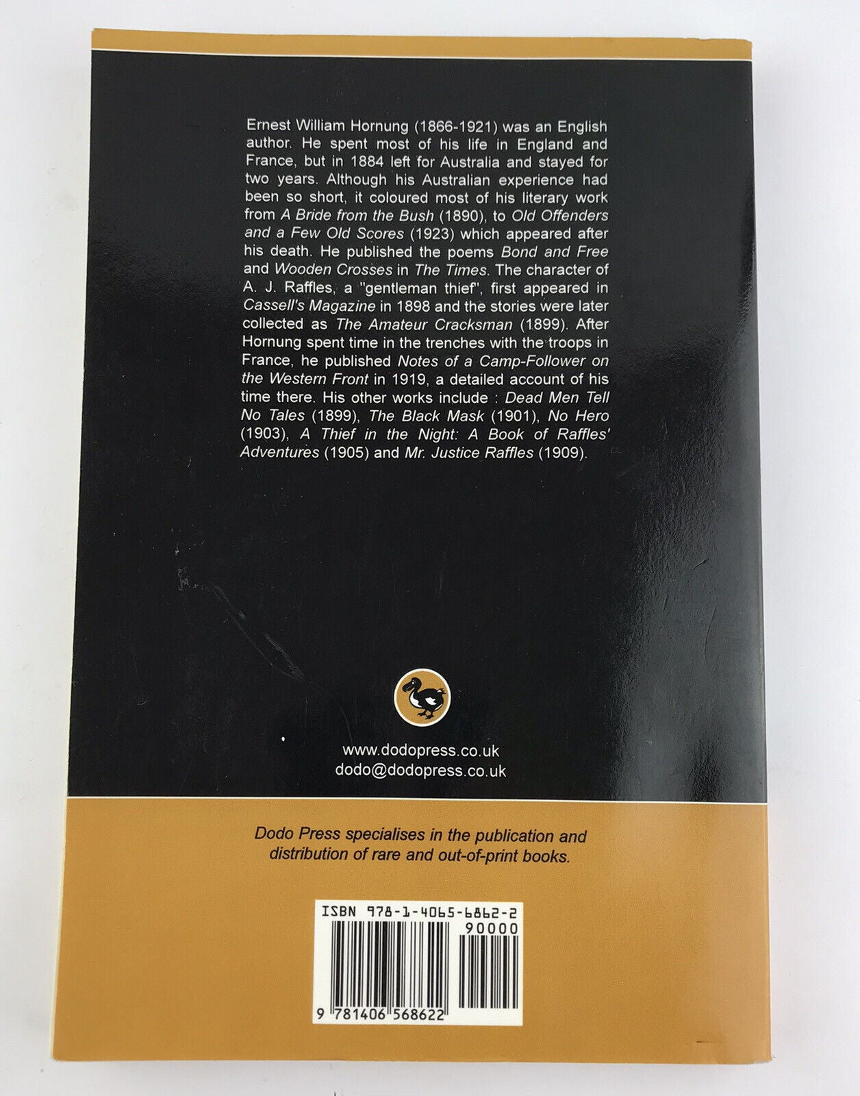 Mr. Justice Raffles (Dodo Press) by E W Hornung (RARE Paperback, 2008)