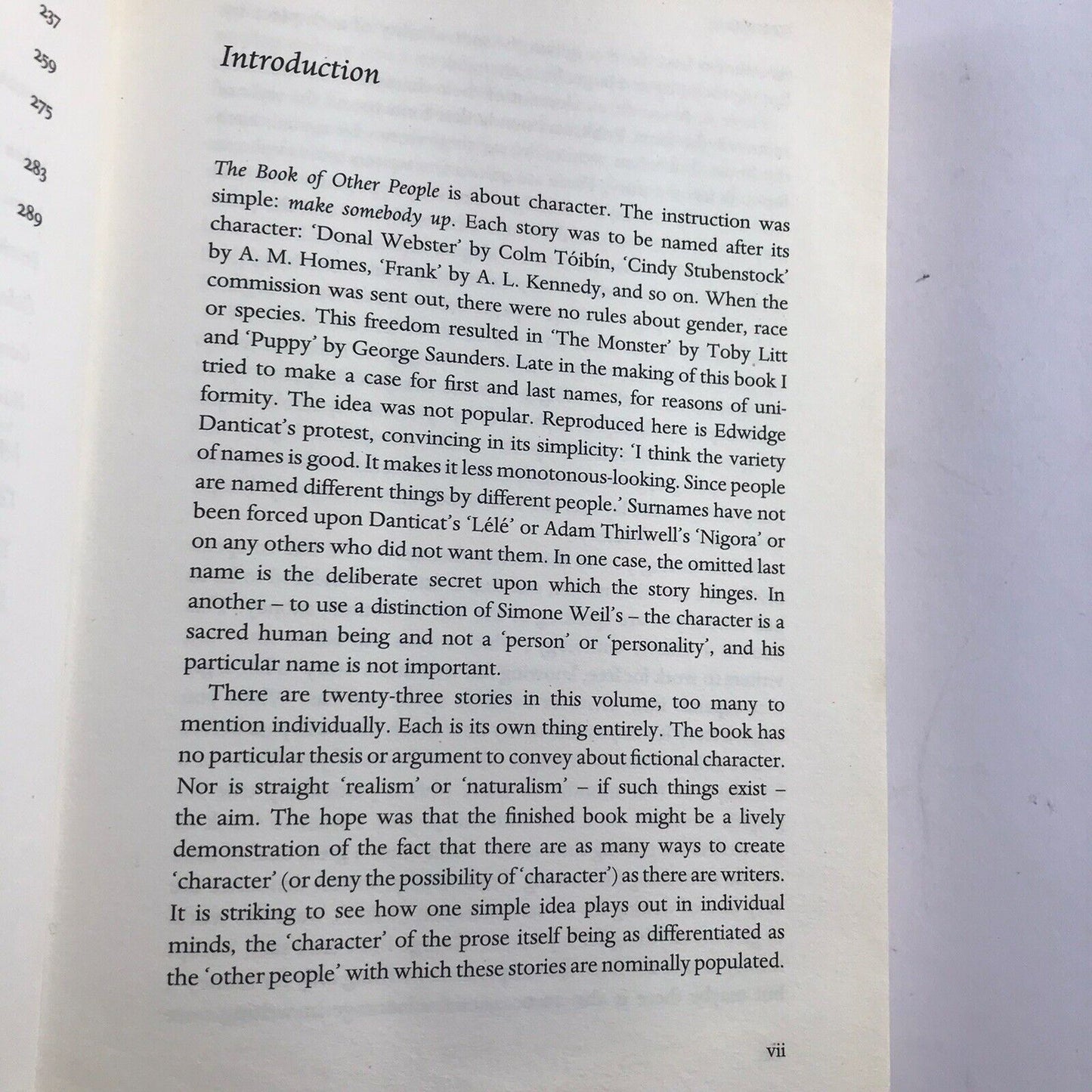 The Book of Other People - Edited by Zadie Smith (PB - 23 Short Stories)