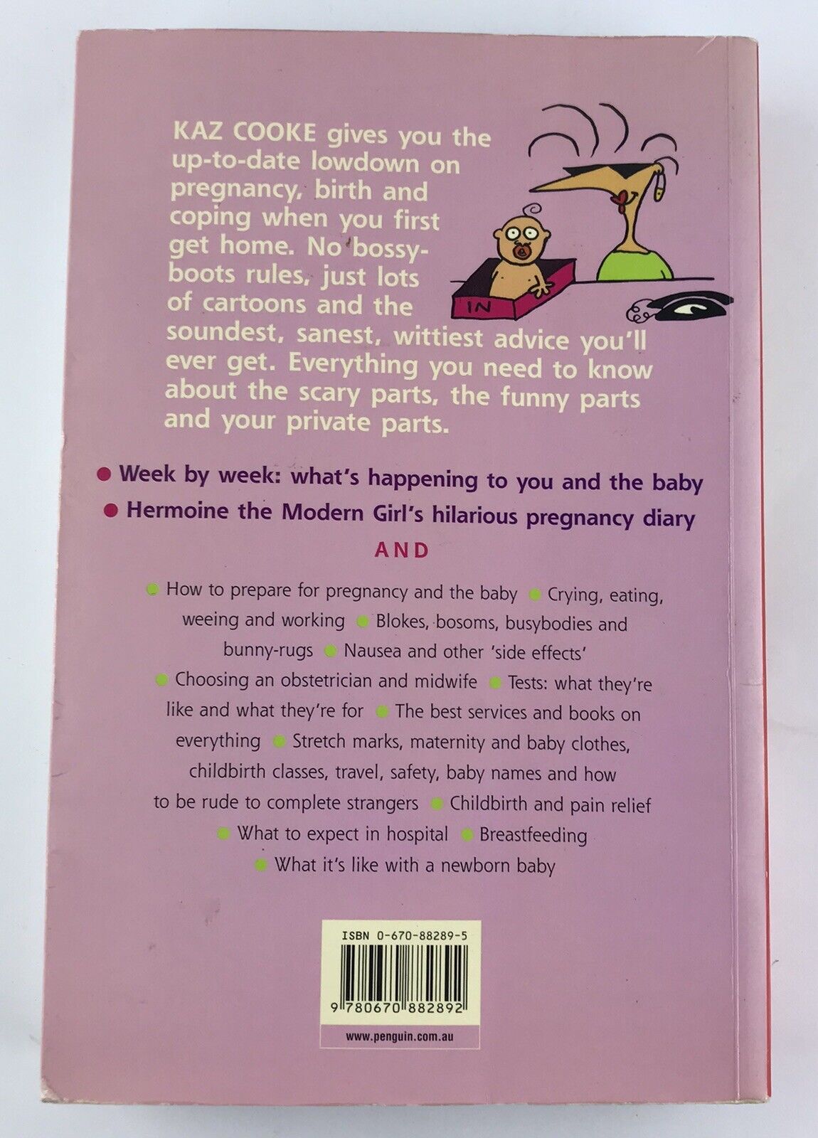 UP THE DUFF - The Real Guide to Pregnancy - Kaz Cooke