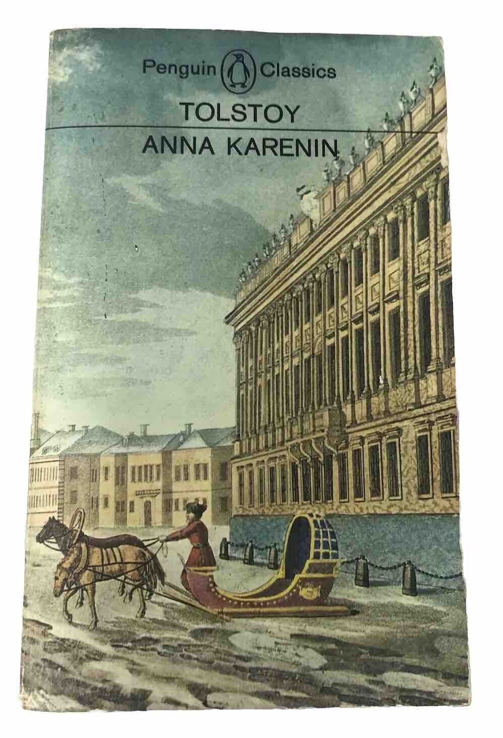 Anna Karenin by Leo Tolstoy (Penguin Classics Black Spine Paperback 1972)