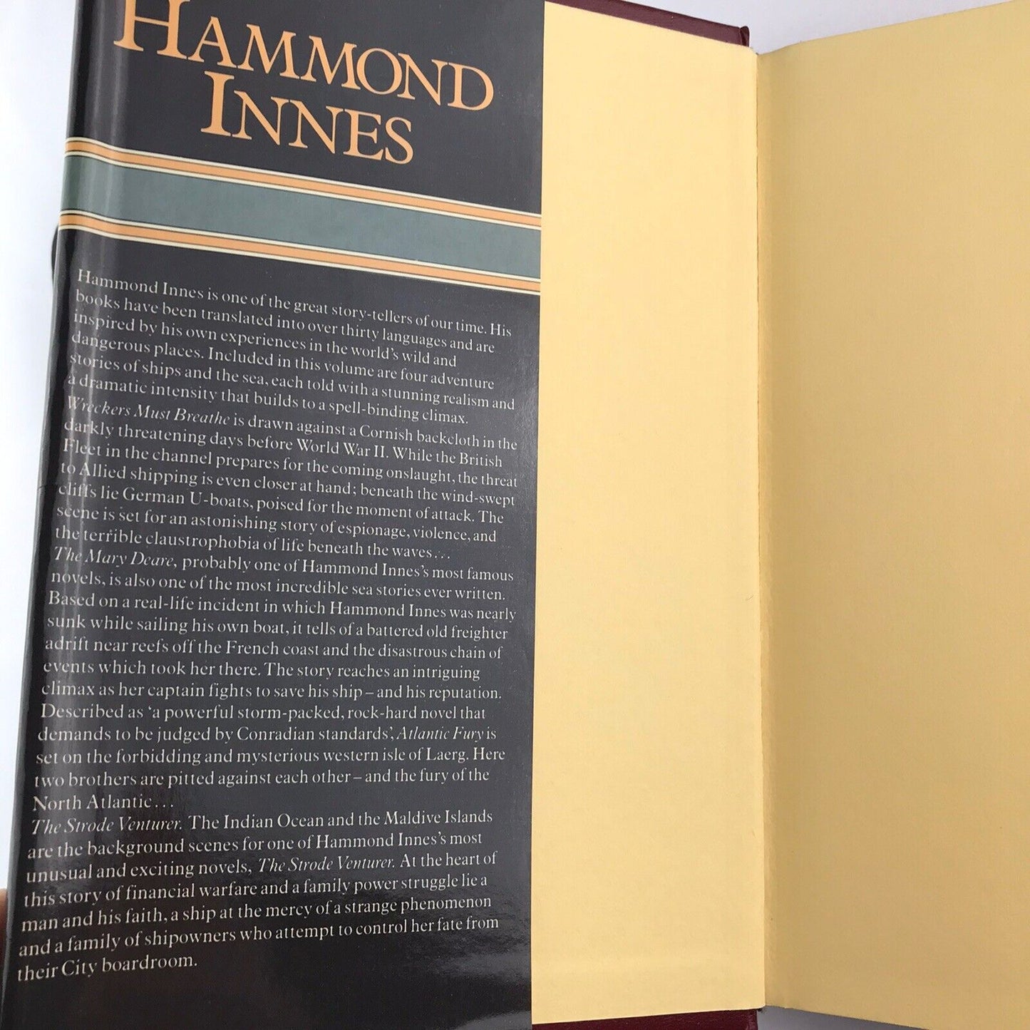 Atlantic Fury by Hammond Innes (Hardcover 1984) PLUS Three Other Novels