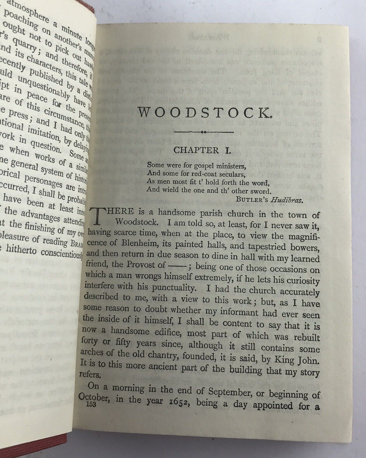 Classic Literature: SIR WALTER SCOTT: “WOODSTOCK” T. Nelson & Sons 1906 HC