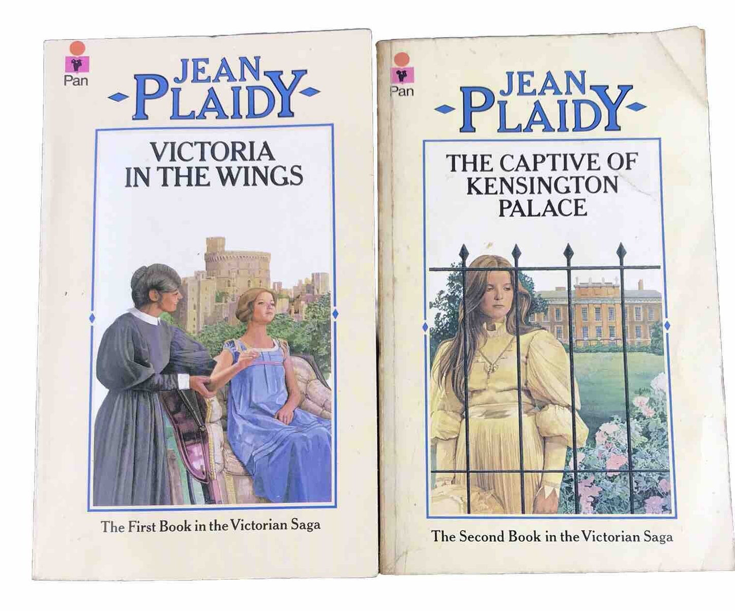 Victoria in the Wings + Captive Kensington Palace Victorian Saga By Jean Plaidy