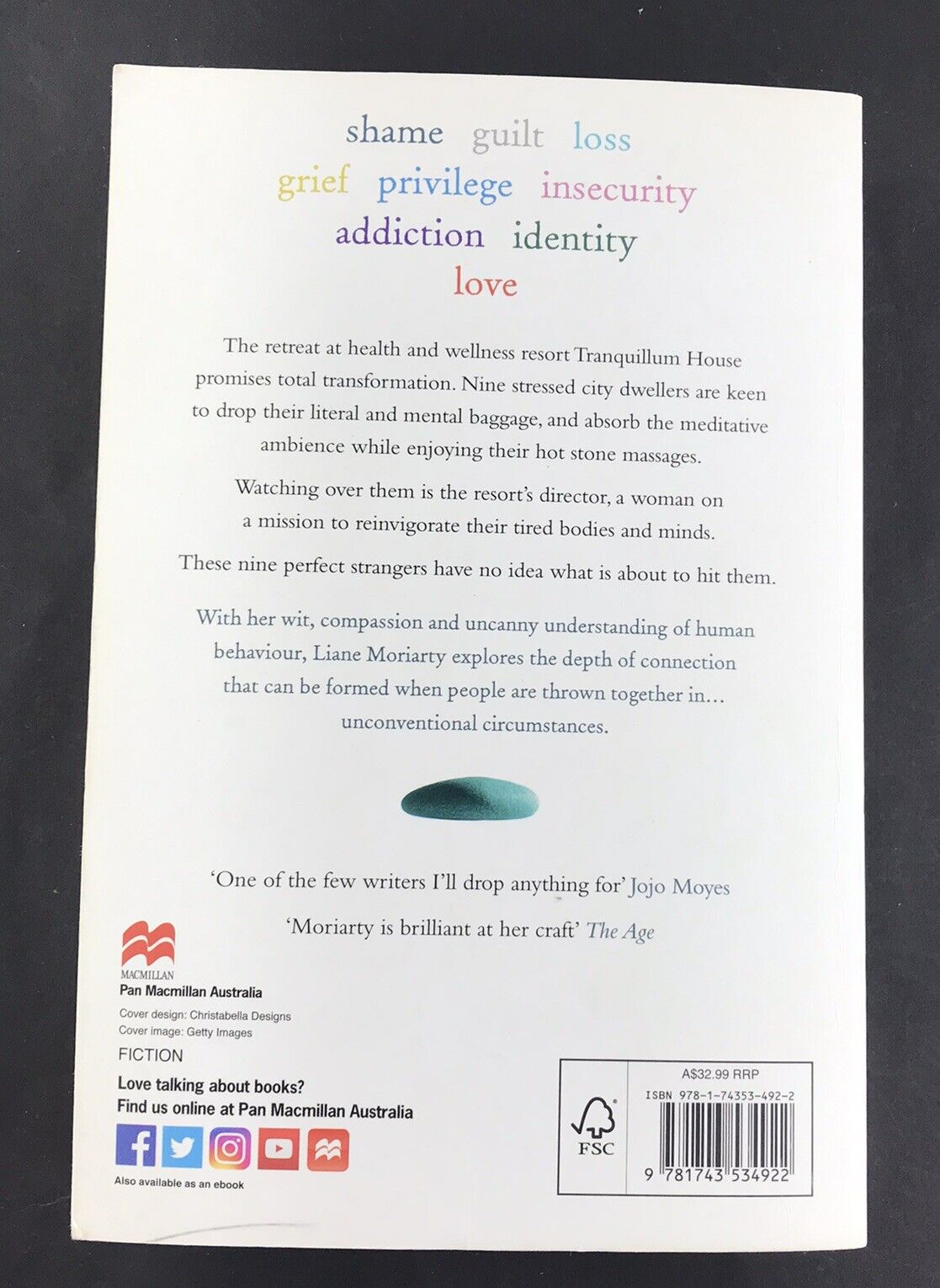 Nine Perfect Strangers by Liane Moriarty (Large Print Paperback 2018)