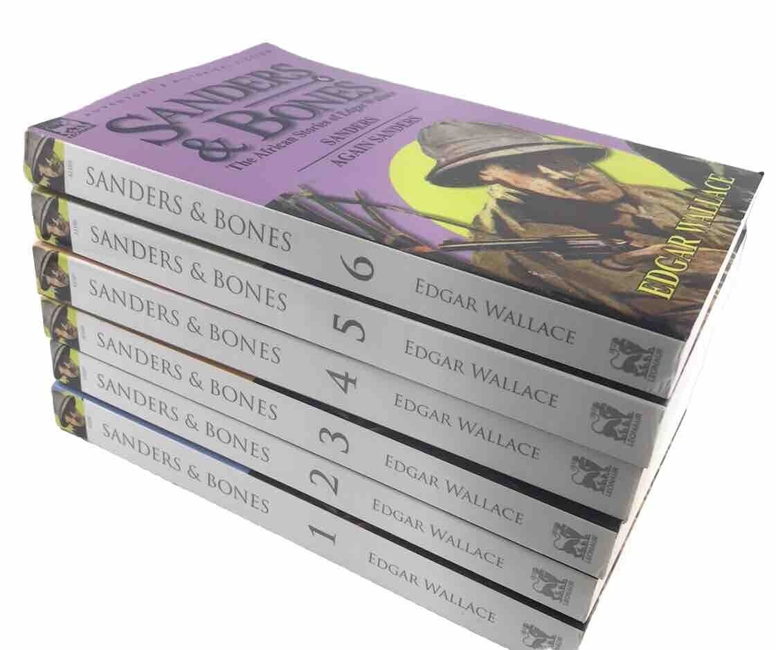 Edgar Wallace Sanders & Bones 6x Book Bundle Books 1-6 (Paperbacks 2011)