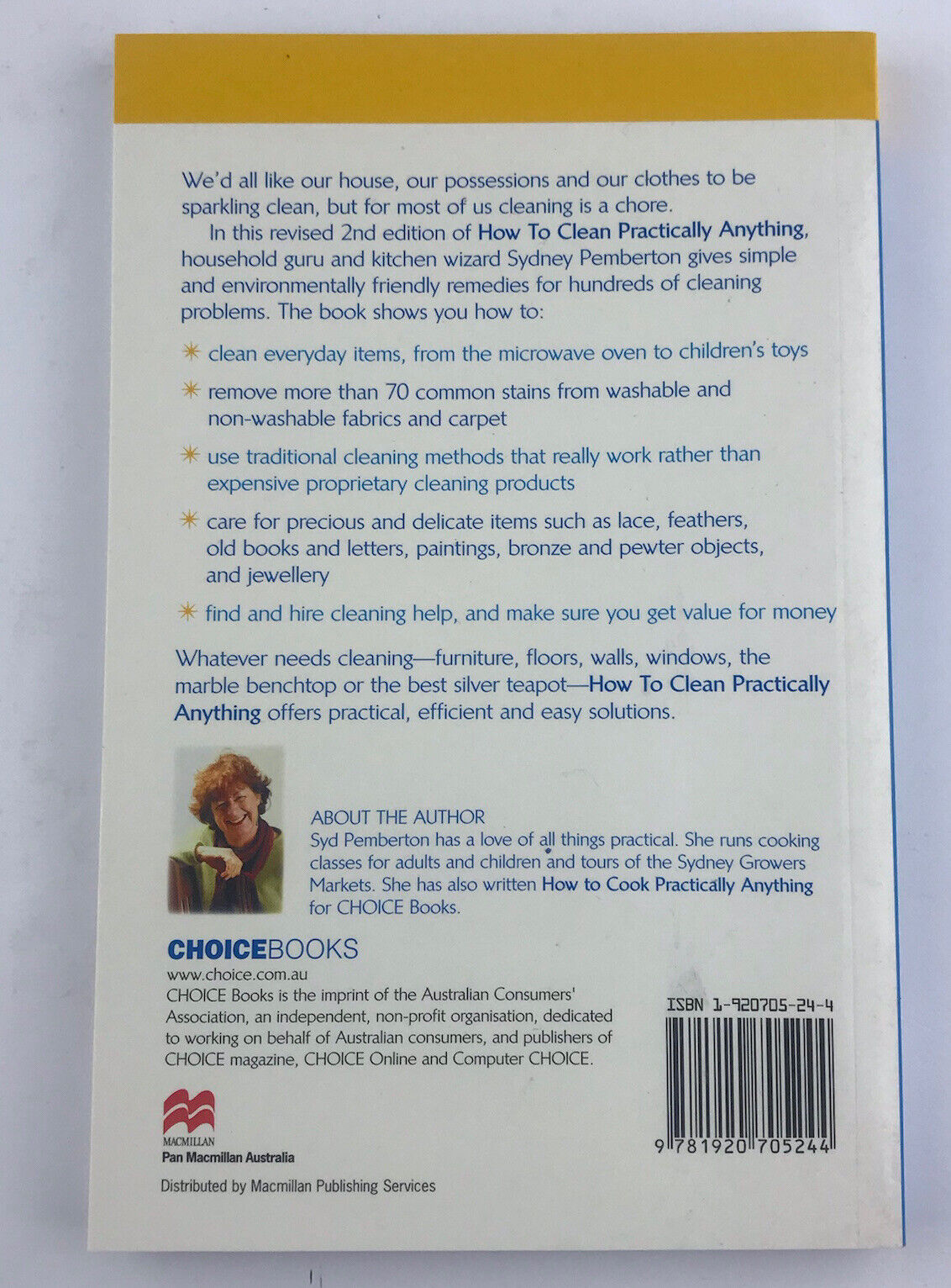 How to Clean Practically Anything by Sydney Pemberton (Paperback 2004) Household