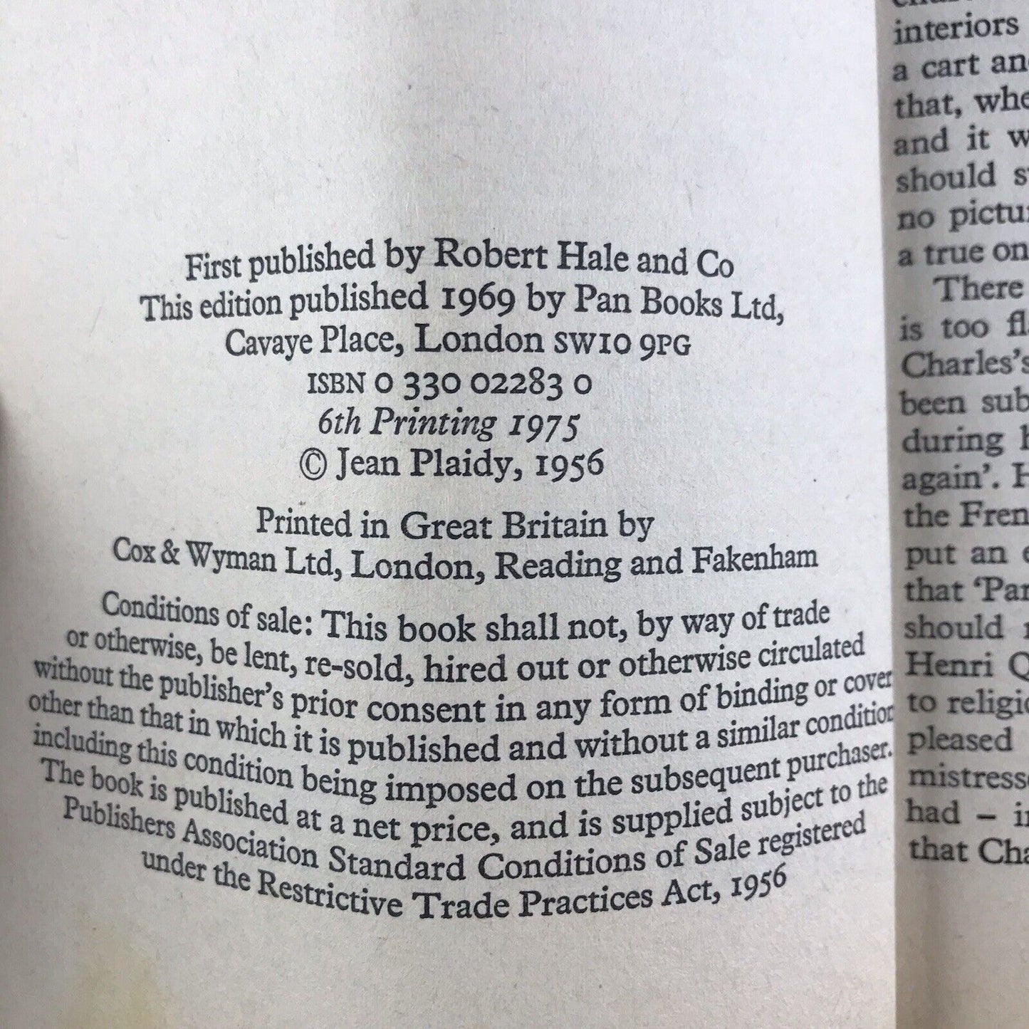 A Health unto His Majesty by Jean Plaidy (Paperback 1975)