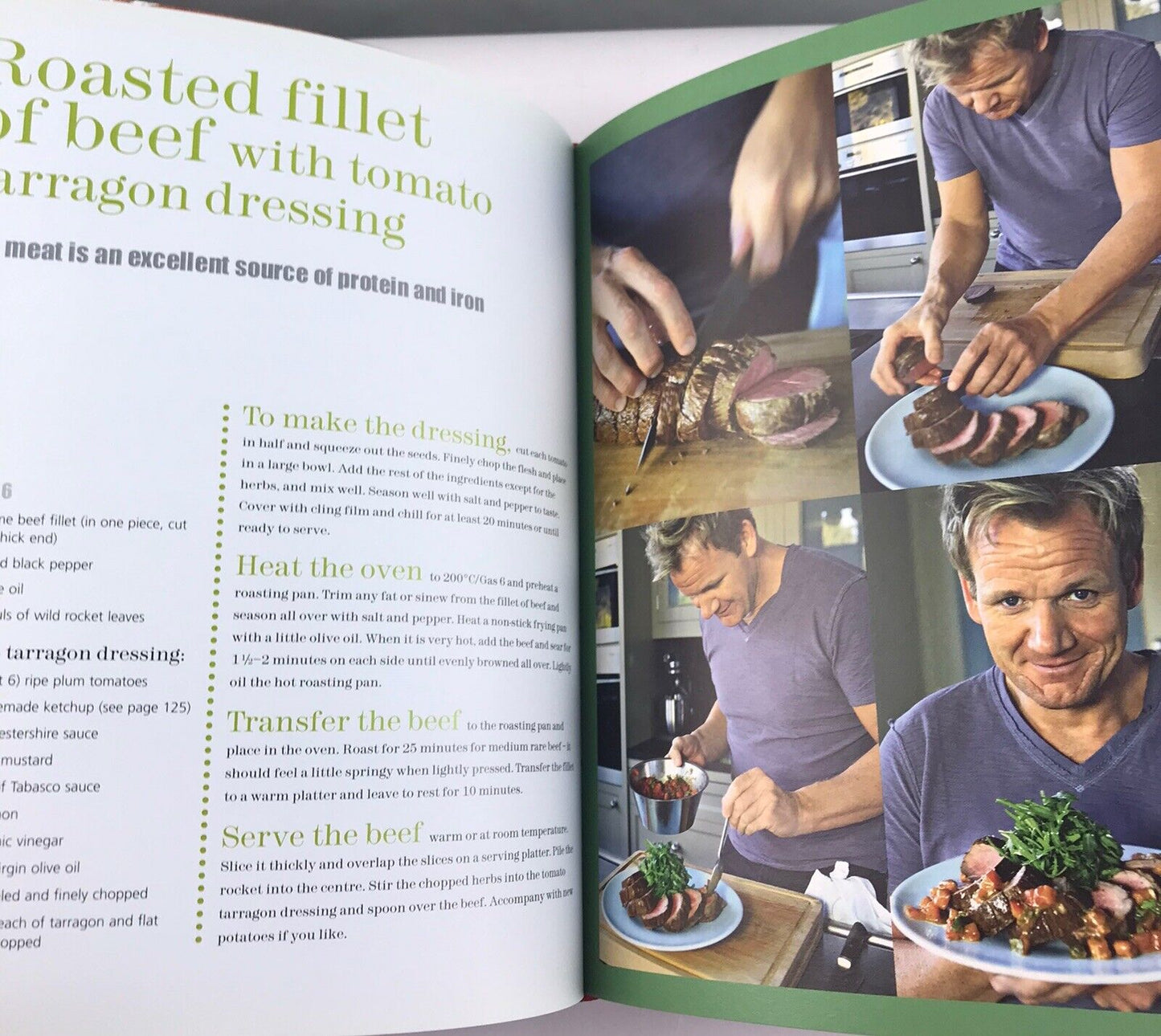 Gordon Ramsay Healthy Appetite Cookbook Hardcover Recipes Good Ingredients HC