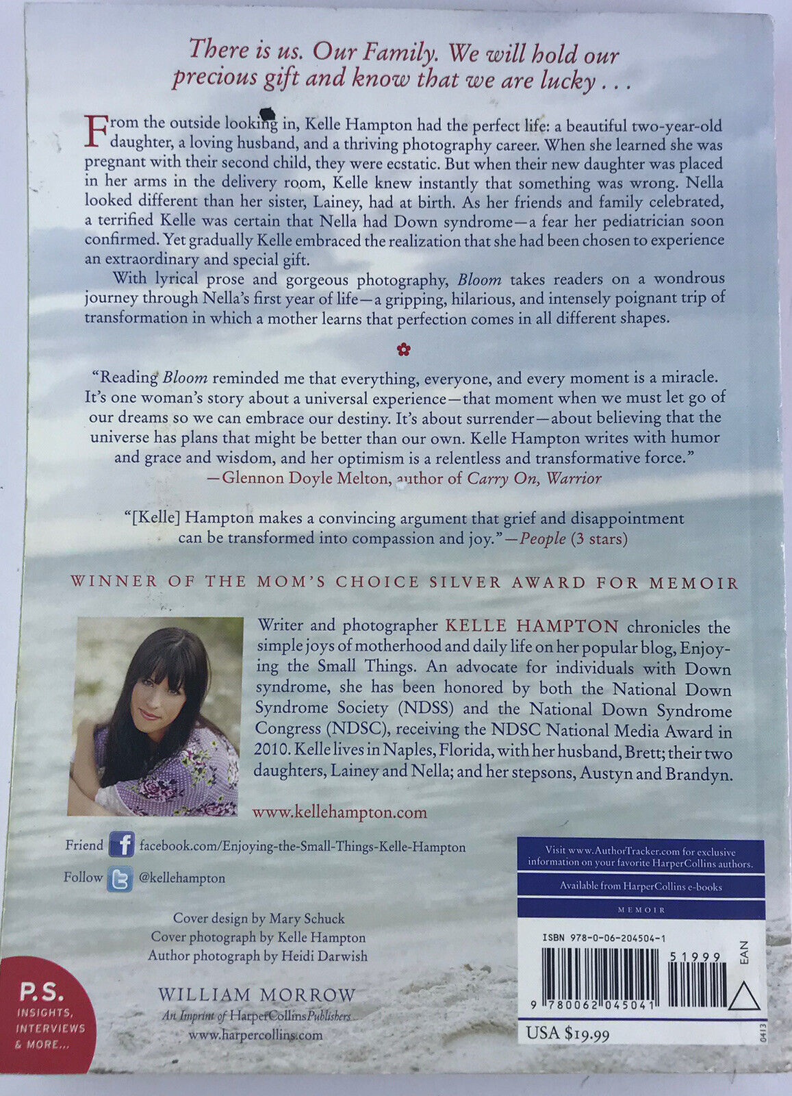 Bloom: Finding Beauty in the Unexpected - A Memoir by Kelle Hampton (English)