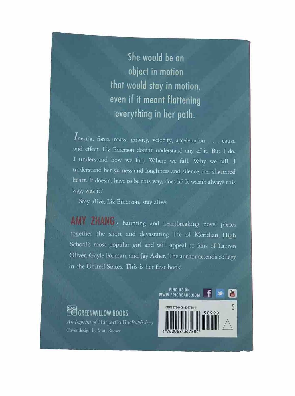 Falling into Place by Amy Zhang (Paperback 2014)