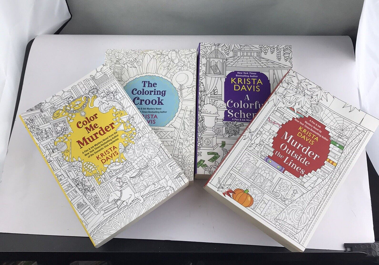 Pen & Ink Murder Mystery Books 1-4 By Krista Davis, Color Me Murder (Paperbacks)