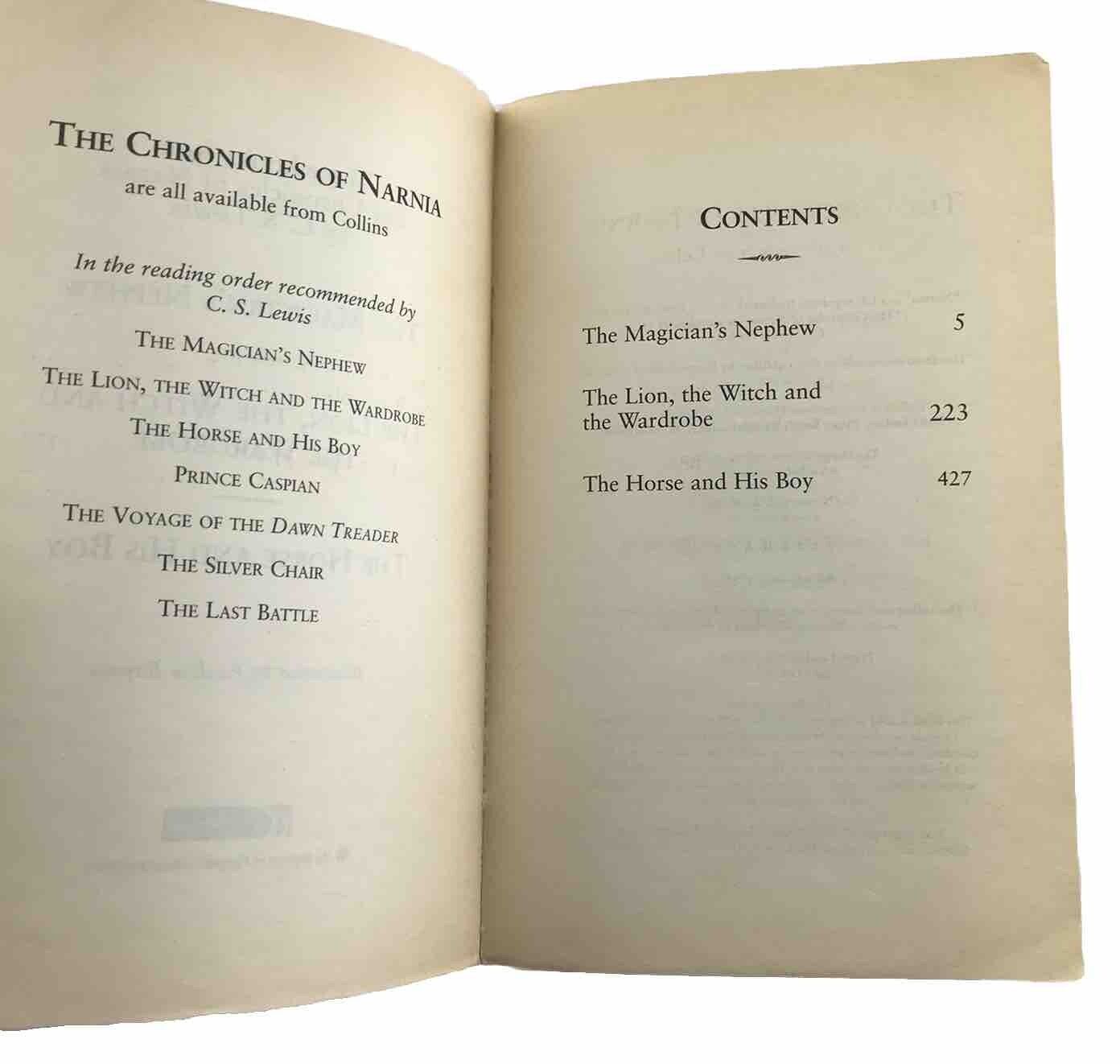 The Chronicles of Narnia by C. S. Lewis (The Lion, The Witch and the Wardrobe)