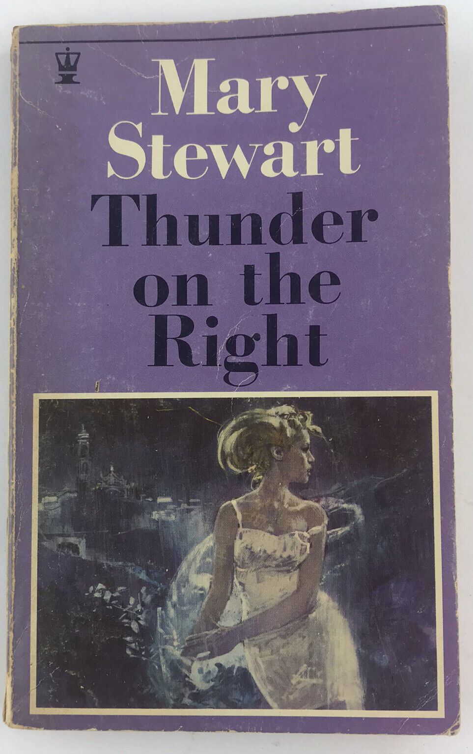 Thunder on the Right by Mary Stewart (RARE Hodder Publication 1969 Paperback)