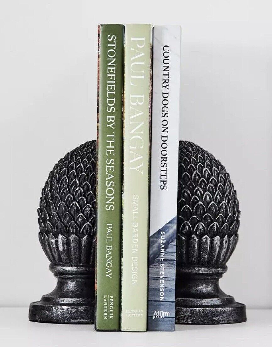 Artichoke Bookends - Bookshelf Home Decor Paperweights - Set of 2
