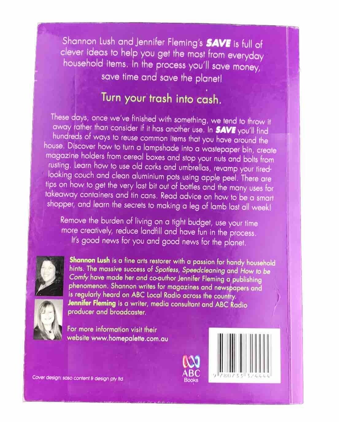 SAVE - You Money, Your Time, Your Planet by Shannon Lush & Jennifer Fleming