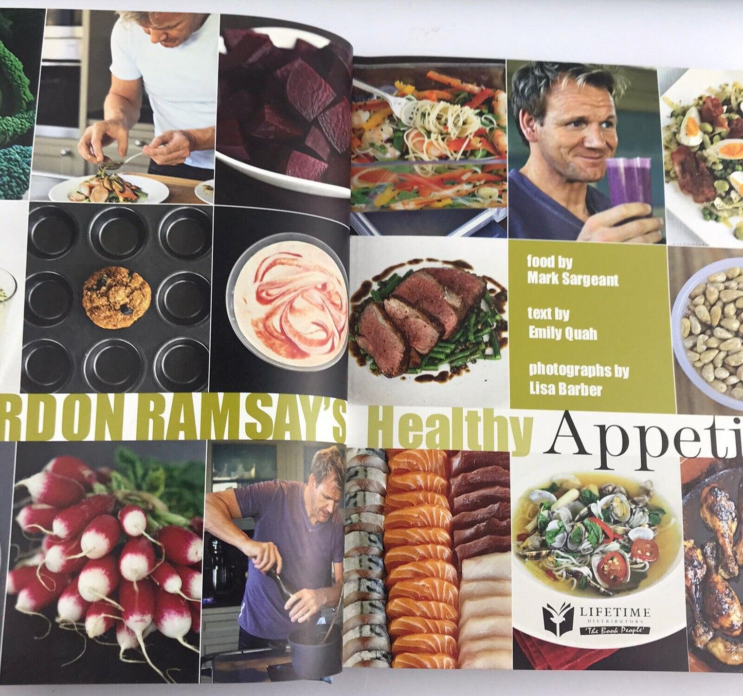 Gordon Ramsay Healthy Appetite Cookbook Hardcover Recipes Good Ingredients HC