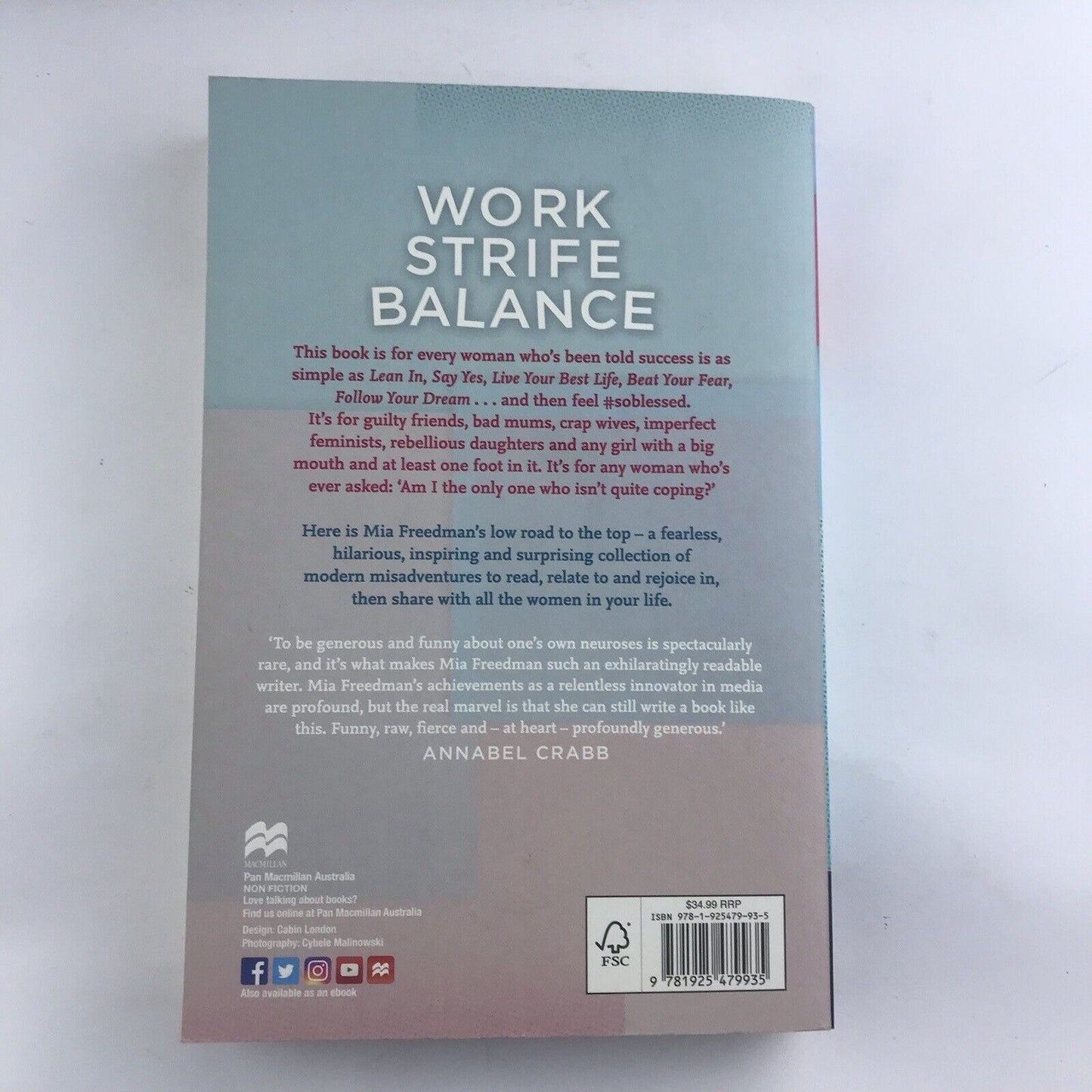 Work Strife Balance by Mia Freedman Large Paperback 2017