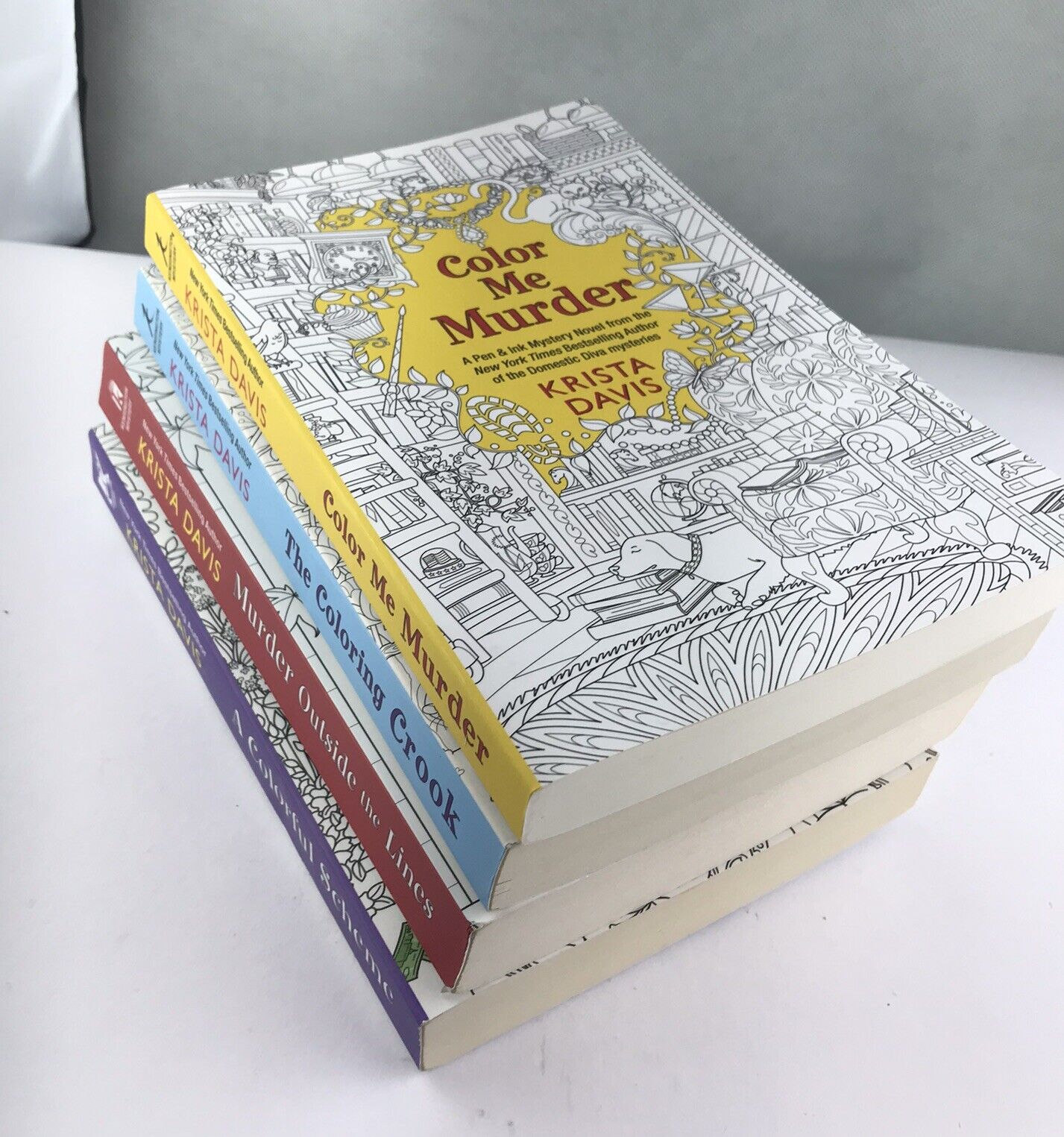 Pen & Ink Murder Mystery Books 1-4 By Krista Davis, Color Me Murder (Paperbacks)