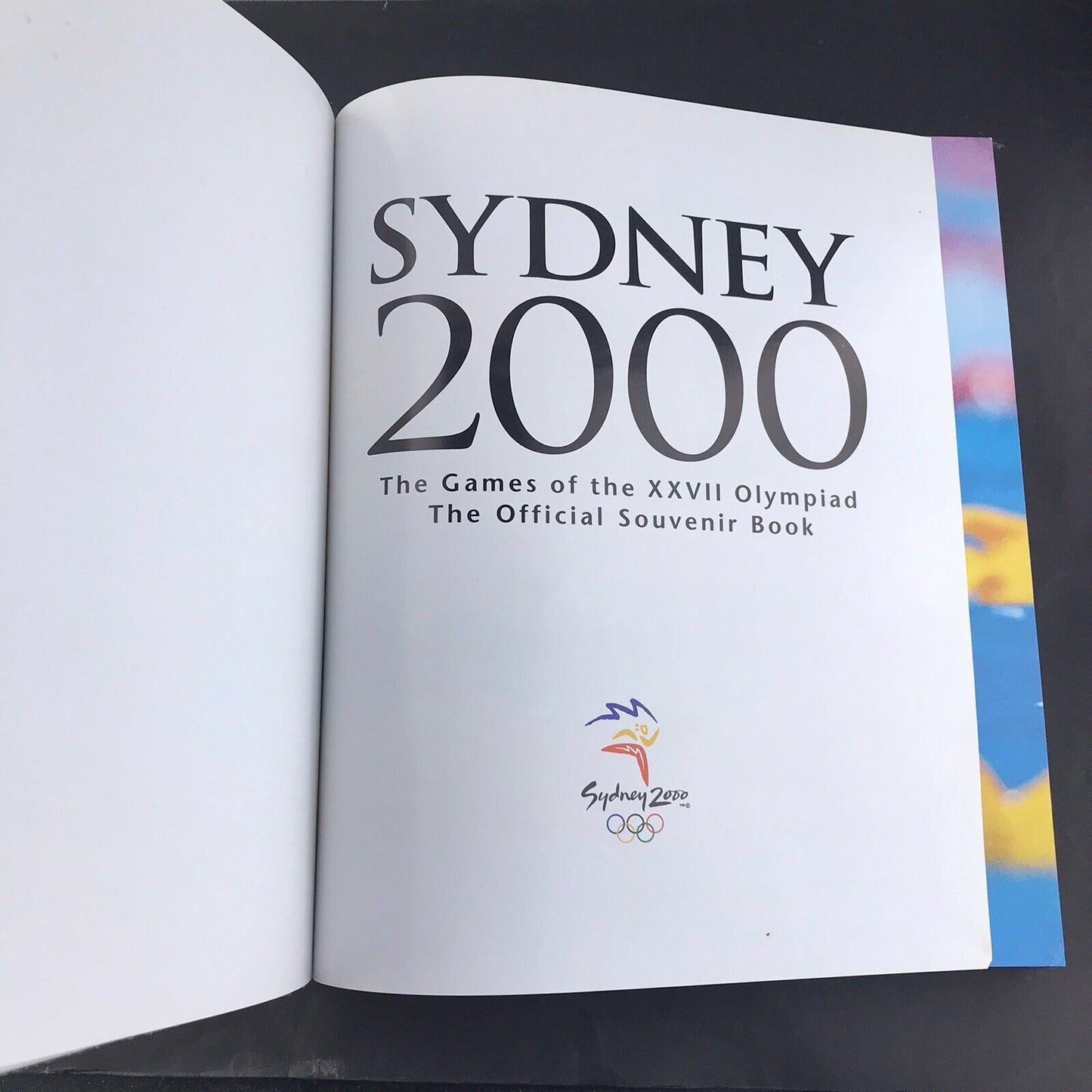 Sydney 2000 Olympic Games Official Souvenir Book HARDCOVER