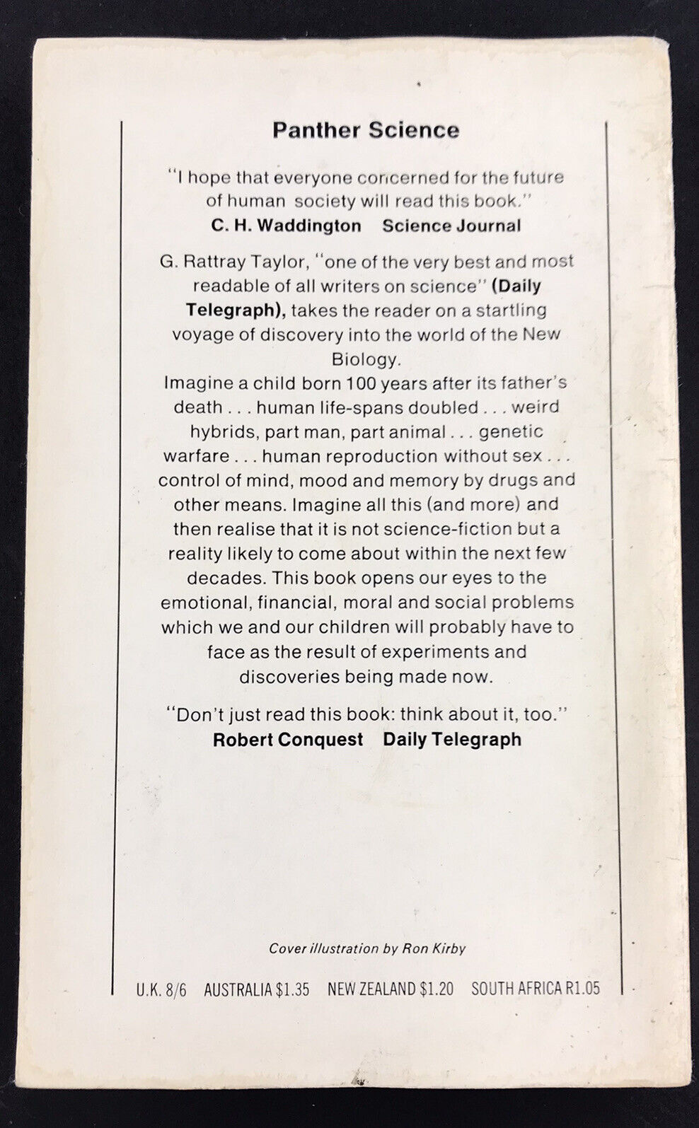 The Biological Time Bomb by G. Rattray Taylor (Paperback, 1969)