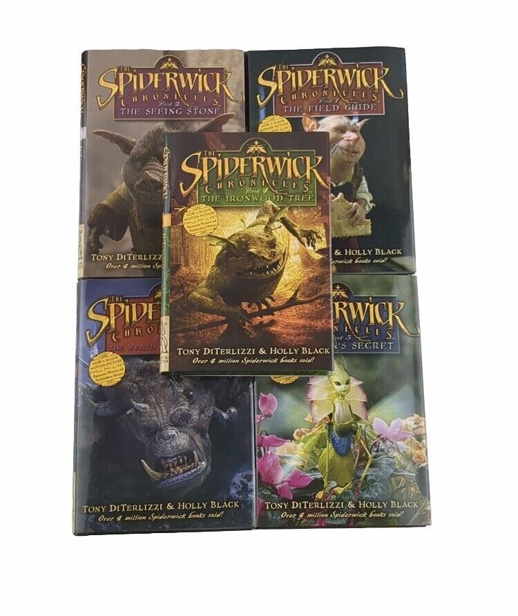 Spiderwick Chonicles #1-5 Book Bundle by (Illustrated Movie Tie-in Hardcovers)