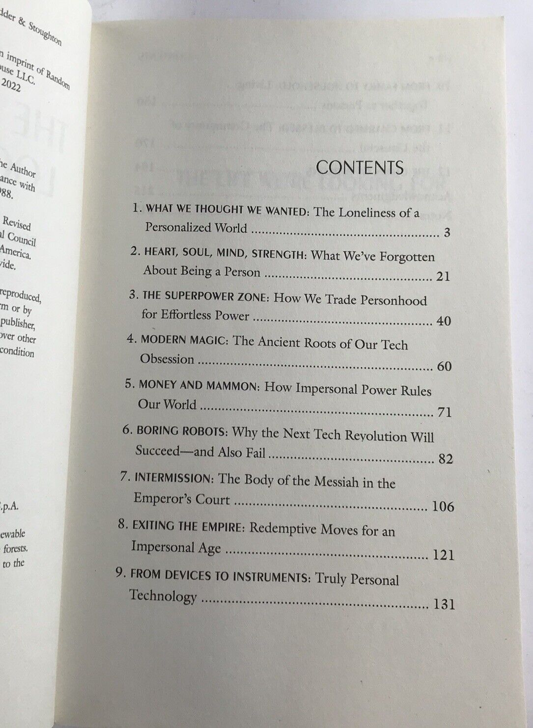 The Life We're Looking For by Andy Crouch (Paperback 2022) Relationships Tech