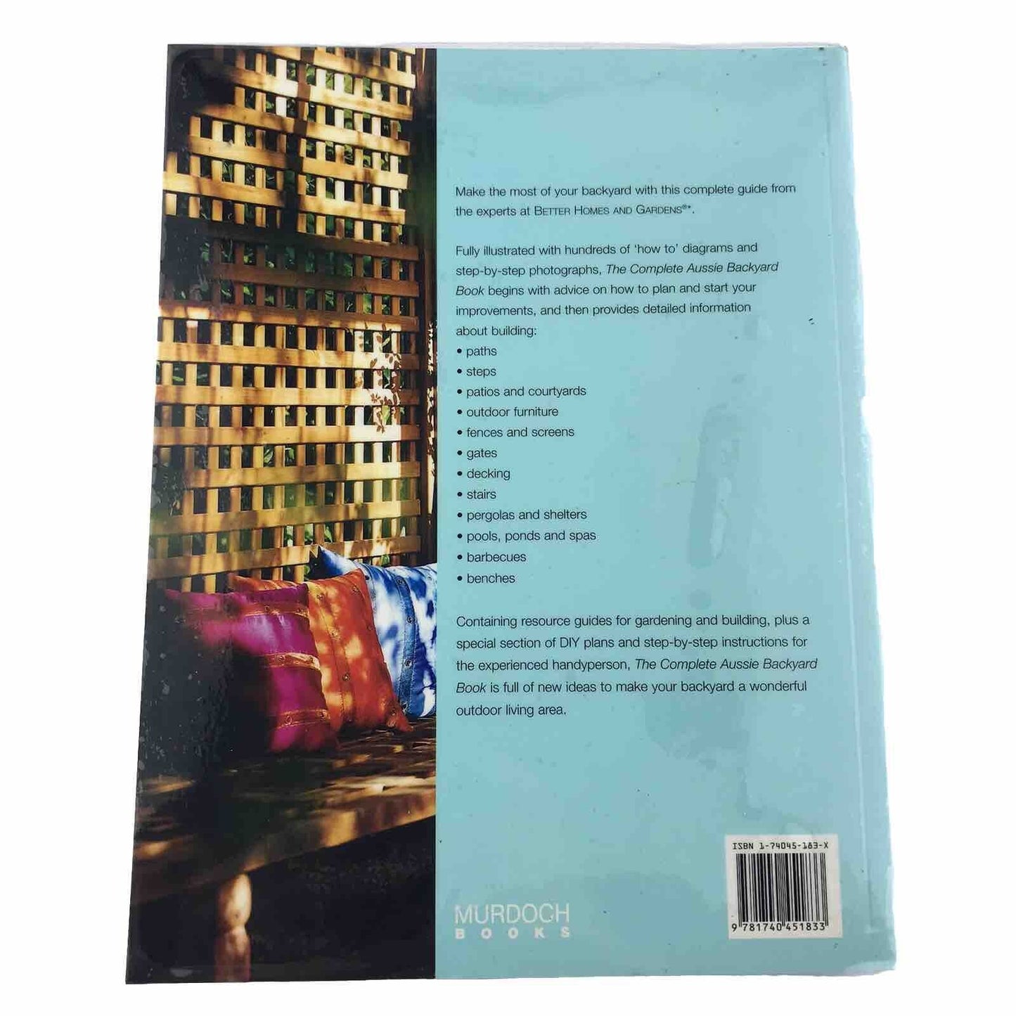 Complete Aussie Backyard (Large Laminated Paperback, 2002) Perfect Condition