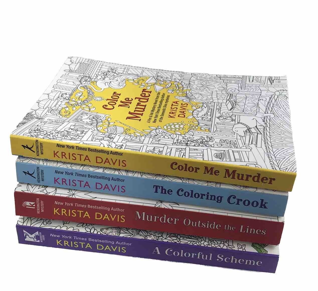 Pen & Ink Murder Mystery Books 1-4 By Krista Davis, Color Me Murder (Paperbacks)