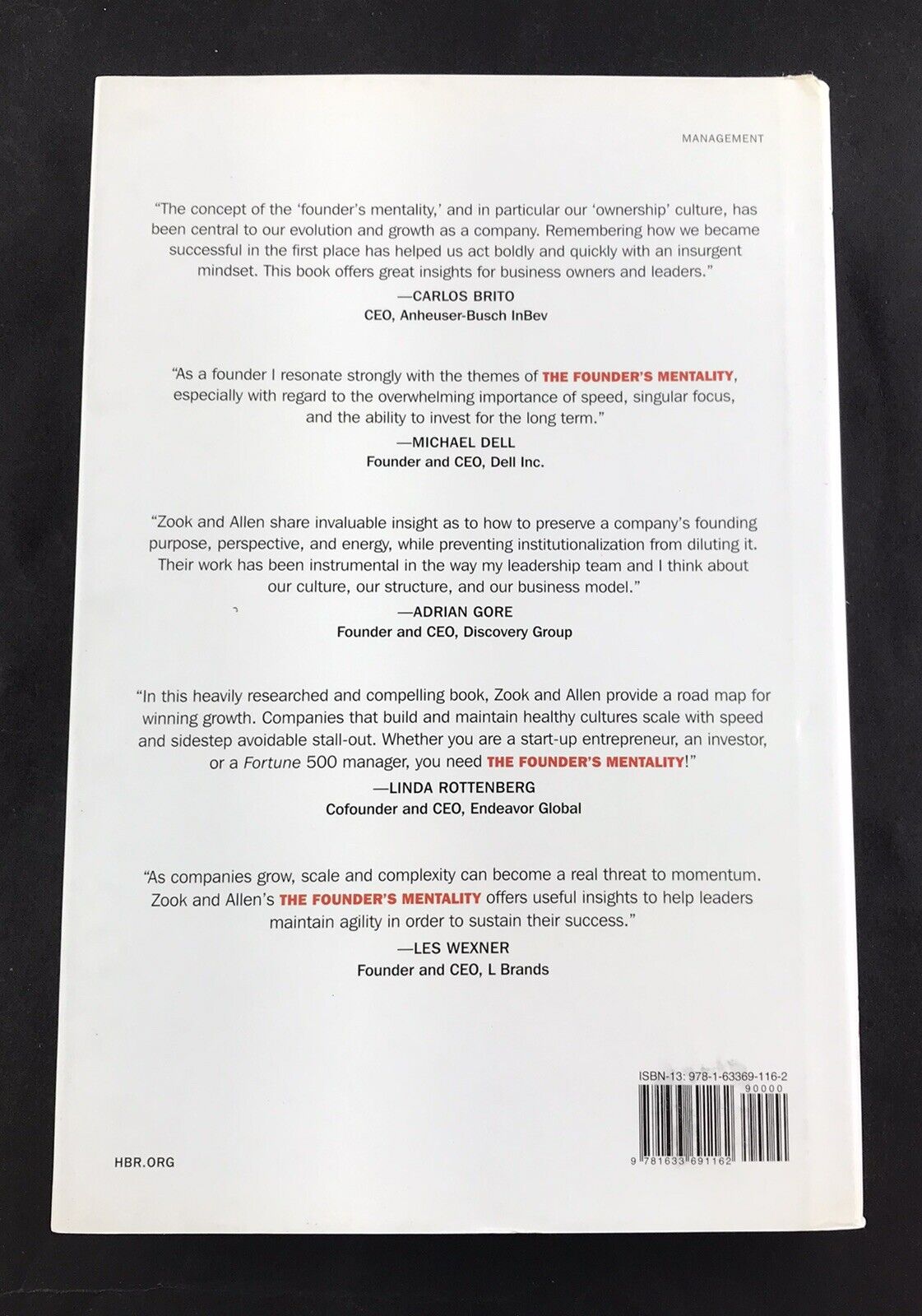 The Founder's Mentality : How to Overcome the Predictable Crises of Growth HC