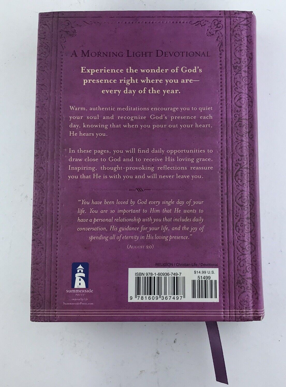Alone in God's Presence : Daily Meditations for Drawing Close to Him (Hardcover)