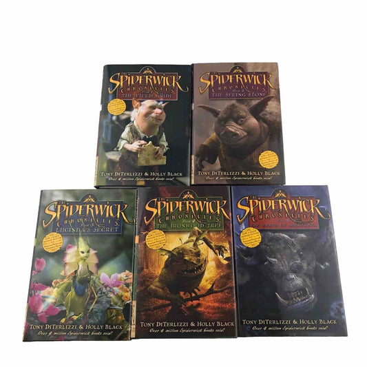 Spiderwick Chonicles #1-5 Book Bundle by (Illustrated Movie Tie-in Hardcovers)