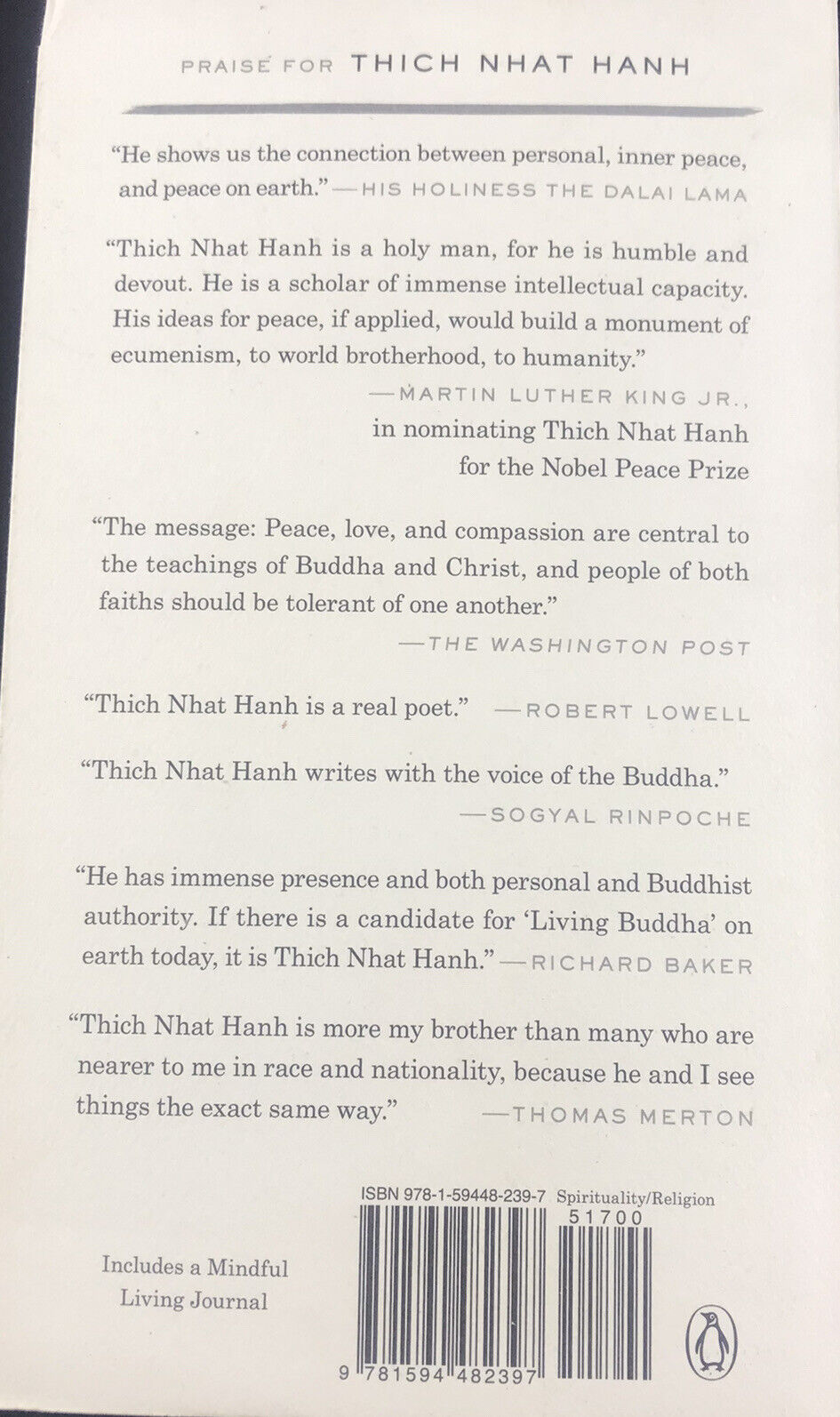 Living Buddha, Living Christ: 20th Anniversary Edition by Thich Nhat Hanh