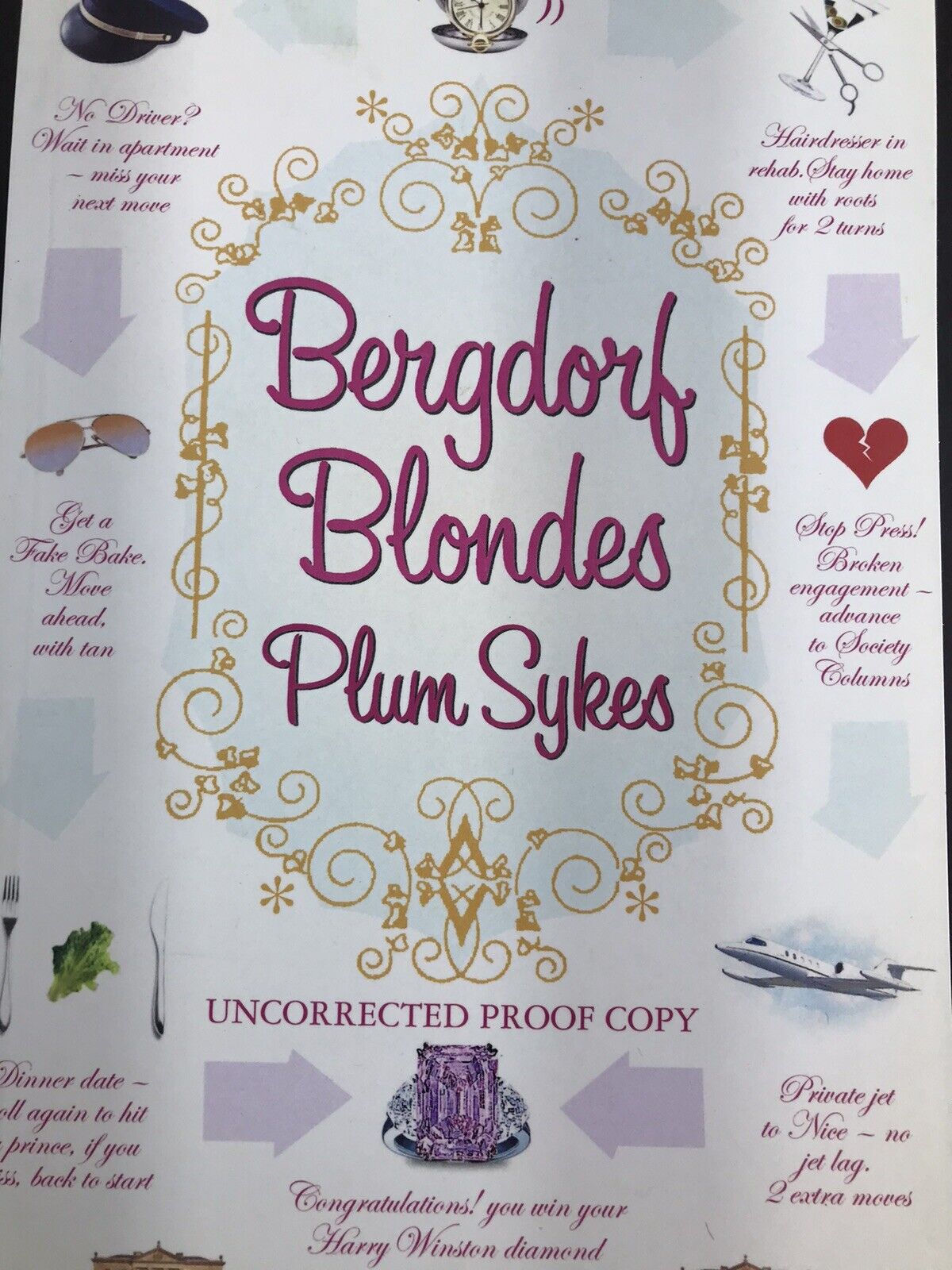 Bergdorf Blondes by Plum Sykes (RARE Uncorrected Proof Paperback 2004)