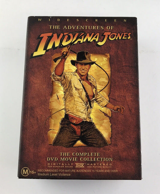 Indiana Jones The Complete DVD Movie Collection 4x Disc DVD Box Set VGC