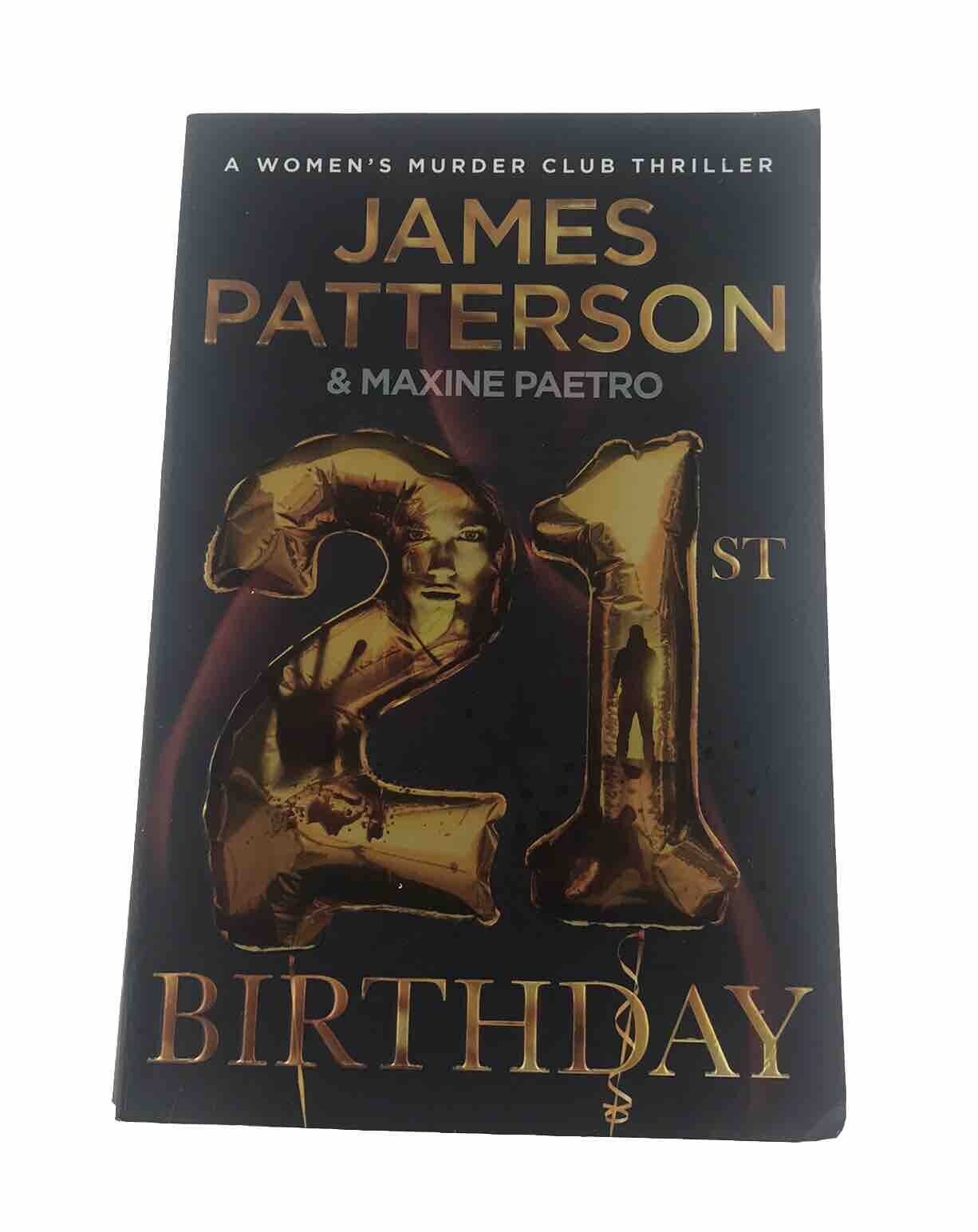 21st Birthday By James Patterson (Paperback 2021) A Women’s Murder Club Thriller