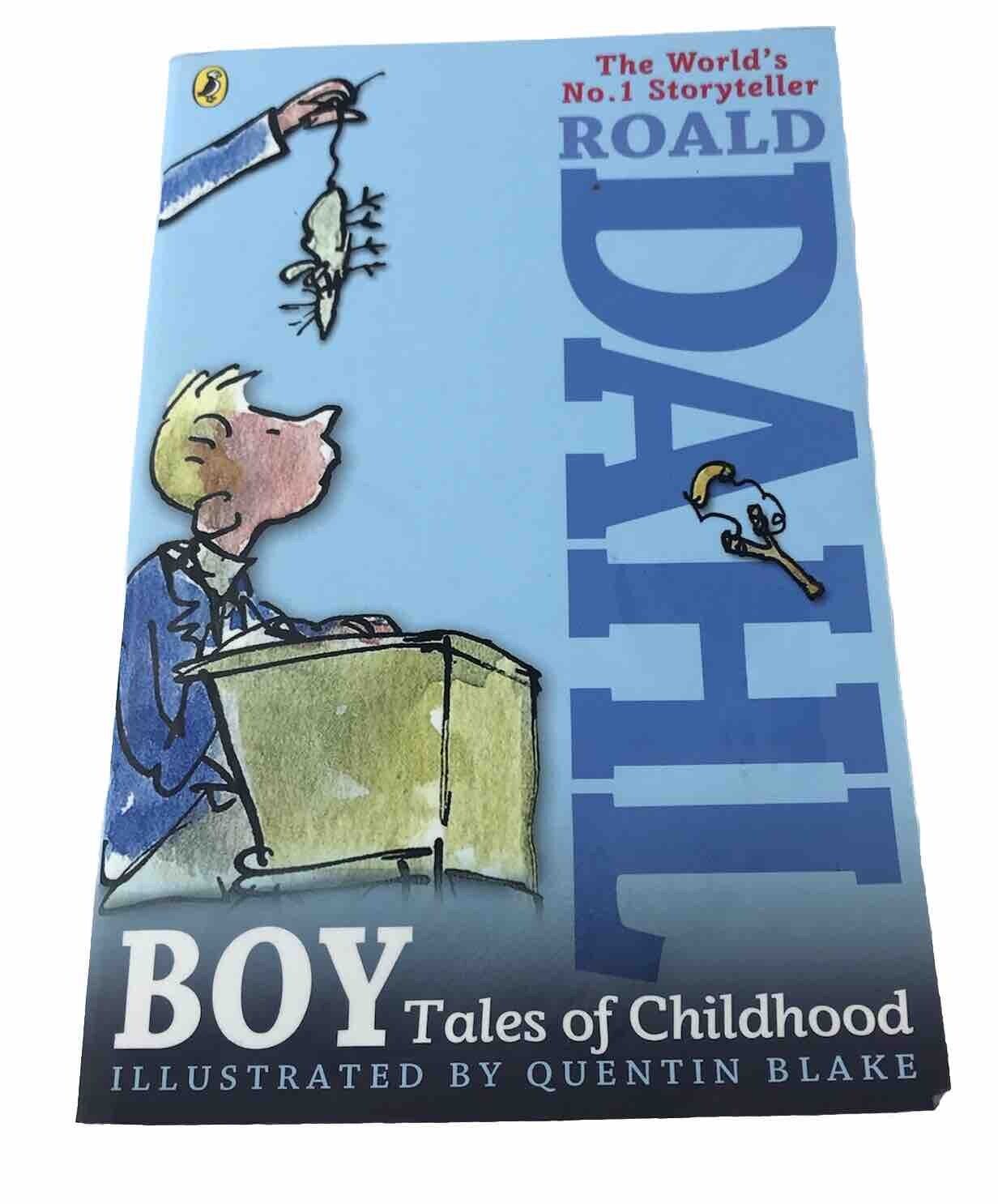 Boy: Tales of Childhood by Roald Dahl (Paperback, 2013) Illustrated by Quentin B