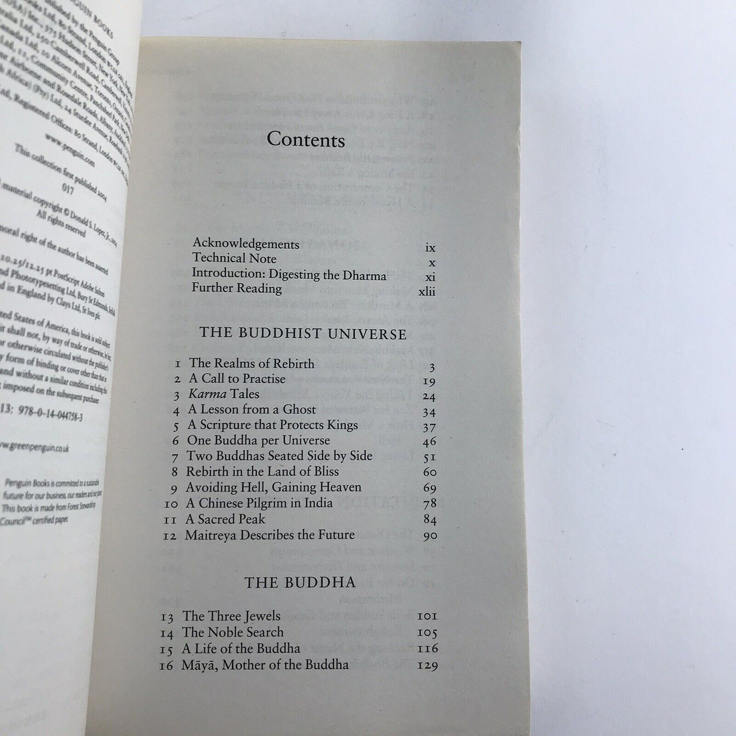 Buddhist Scriptures Edited by Donald Lopez (Penguin Classics Paperback, 2004)