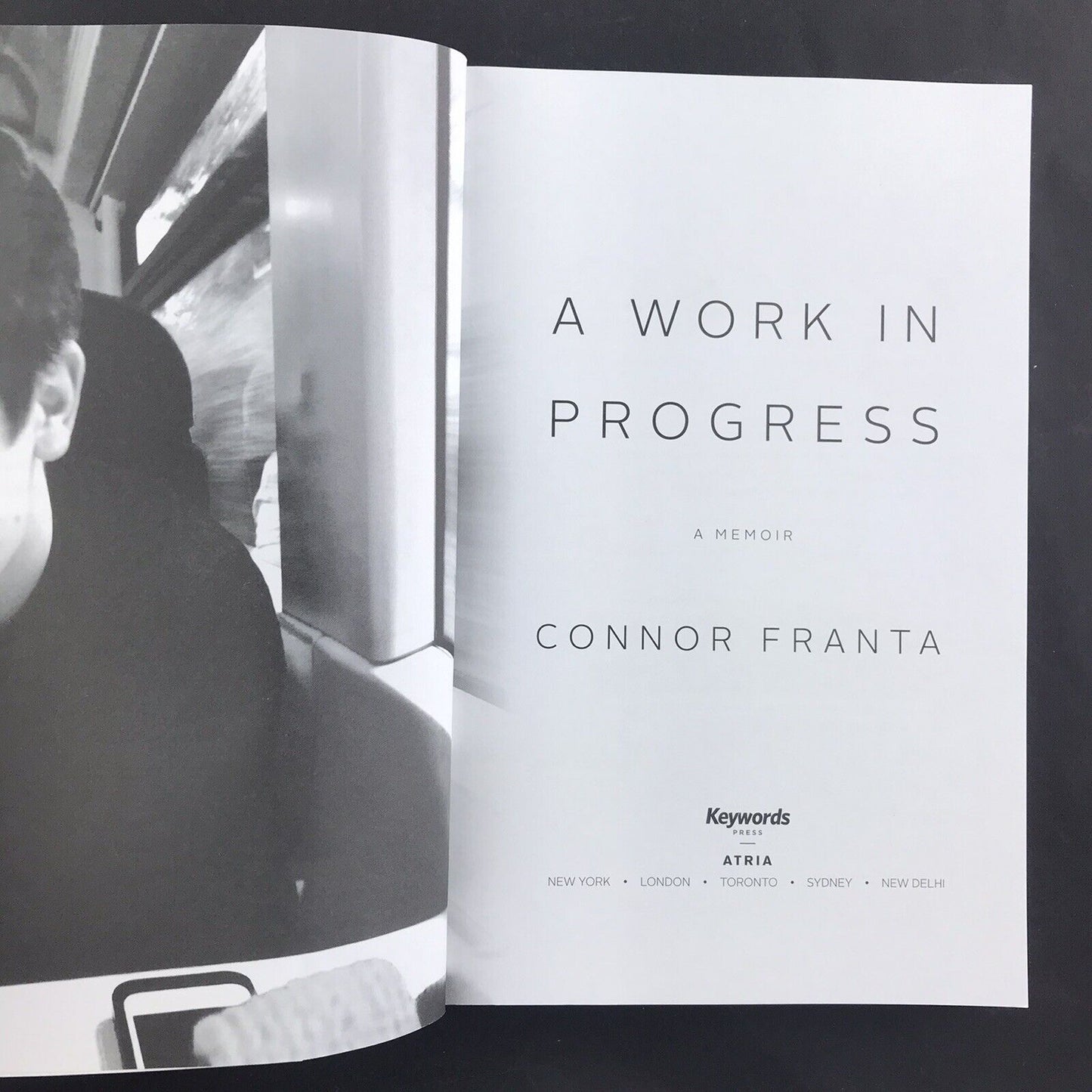 A Work in Progress: A Memoir by Connor Franta (Illustrated Paperback 2015)