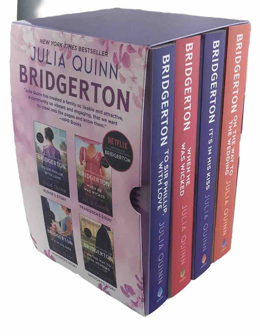 Julia Quinn Bridgerton Boxed Set 5-8 (Paperbacks) To Sir Phillip With Love ….