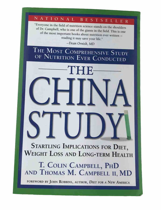 The China Study By T. Collin Campbell (Paperback 2006) Health, Nutrition & Diet